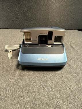 Polaroid One600 Instant Film Camera Blue (tested)